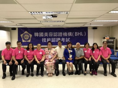 香港陪月養生專業協會在27/5 在童軍總會進行約100學員進行不同科目考核